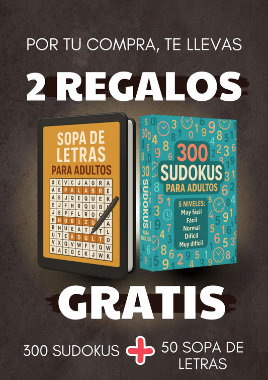 Estimulacion cognitiva para Adultos PDF + dos regalos🎁