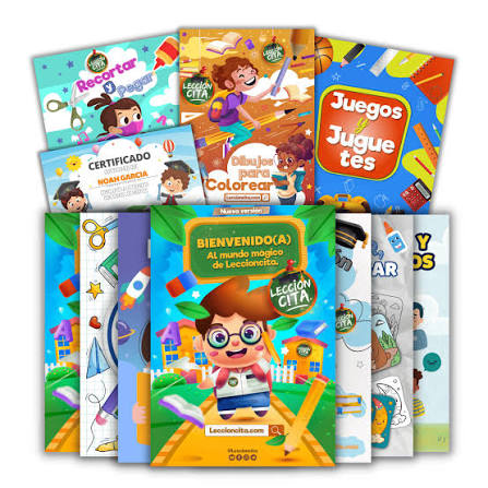 leccioncitas kit educativo totalmente completo de 3 a 10 años ❤️🥰